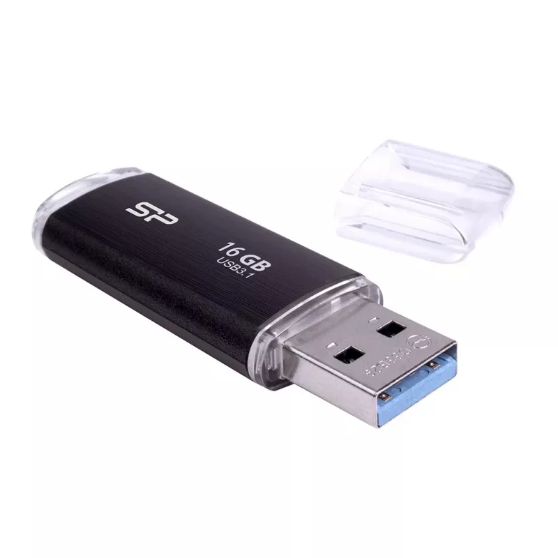 Pen USB SILICON POWER Blaze B02 16 GB USB Type-A 3.2 Gen 1 (SP016GBUF3B02V1K) preta