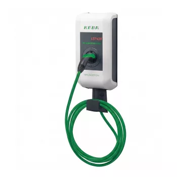 KEBA KC-P30-EC240422-L0R-GE c-series EN Type2 cabo 6m 22kW-RFID-ME - VERDE EDIT