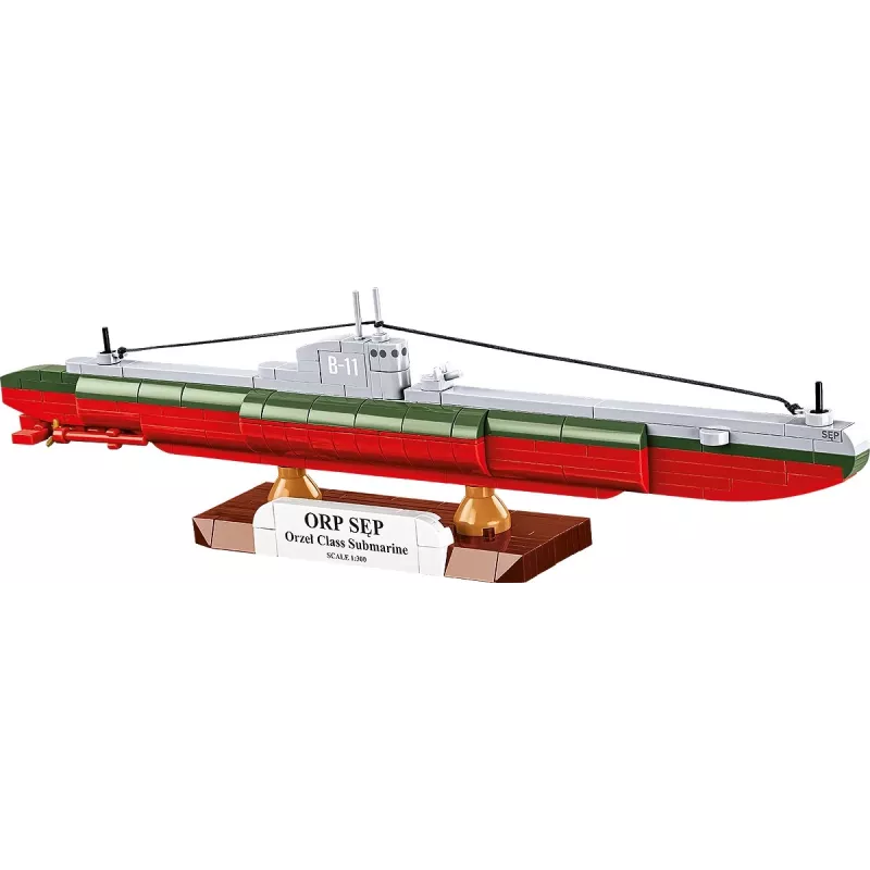 Maquete de plástico Cobi Submarino polaco ORP Sęp escala 1:300 (COBI-4856)
