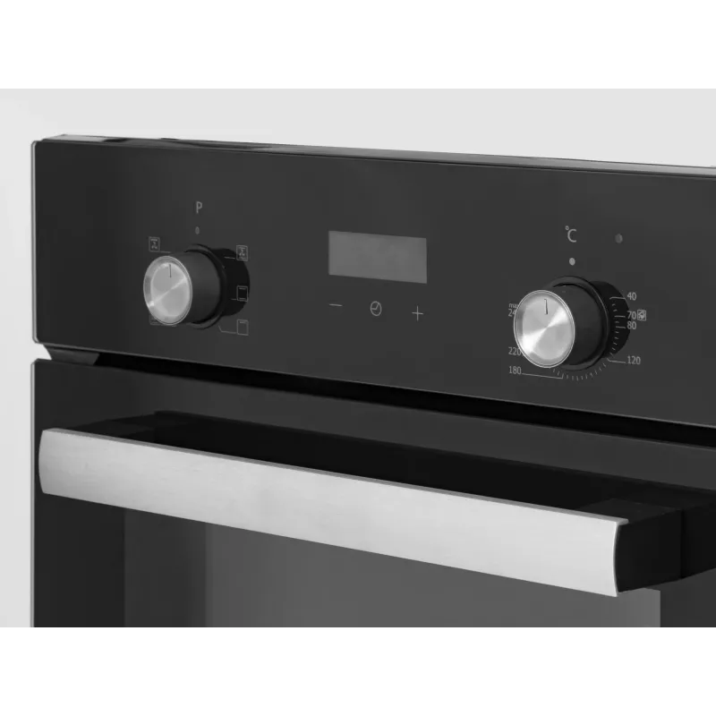 Forno de encastrar SIMFER 4207DERSP.1 — 47 L, multifunções, botões manuais pop-up, preto, 59,5×45 cm