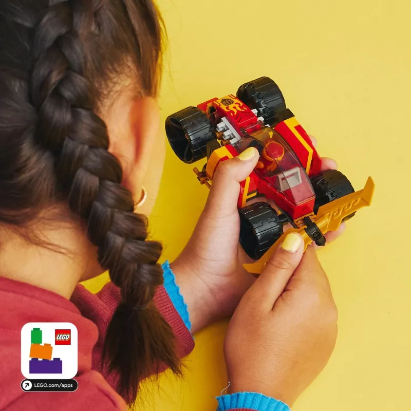LEGO 71780 NINJAGO Carro de Corrida Ninja EVO 2em1 do Kai Brinquedo de Carro de Corrida para Modelo de Todo-o-Terreno Conjunto de Construção para Crianças, Rapazes e Raparigas a partir dos 6 Anos Aniversário