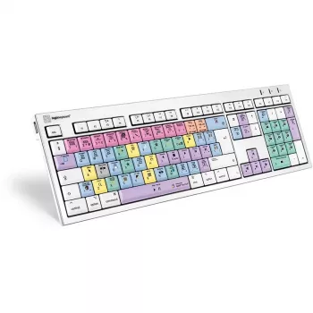 Teclado Logickeyboard LKB-FCPX10-CWMU-UK Office USB QWERTY UK-inglês multicolor