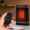 Extralink aquecedor de torre elétrico em cerâmica 1500W LED com telecomando