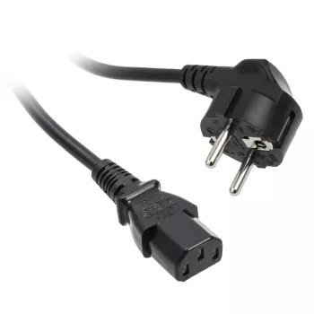 Cabo de alimentação Kolink KKTP01 — 1,8 m, CEE7/7 para conector fêmea C13, 250 V 10 A