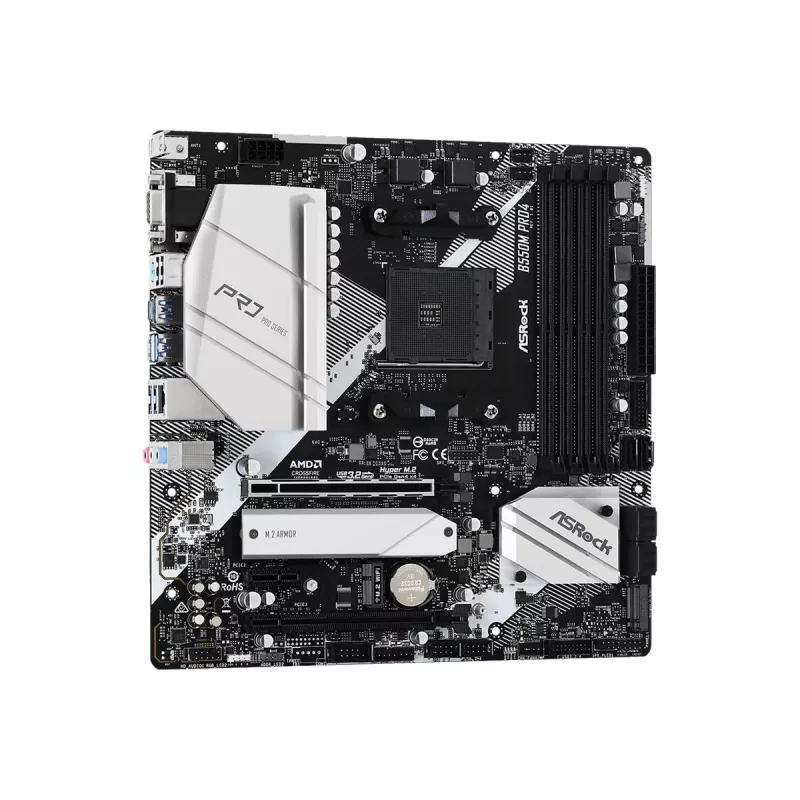 Placa-mãe ASRock B550M Pro4 AM4 Micro-ATX