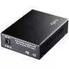 Conversor de rede Cudy MC220 — Gigabit (1000 Mbit/s) monomodo SFP 1310 nm, 1x RJ-45, 1x SFP, preto