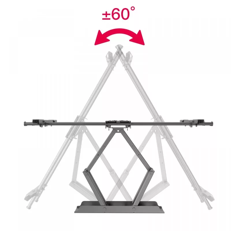 Suporte de TV TB TB-854 para televisores até 100 polegadas, máx. 65 kg, VESA 800×600