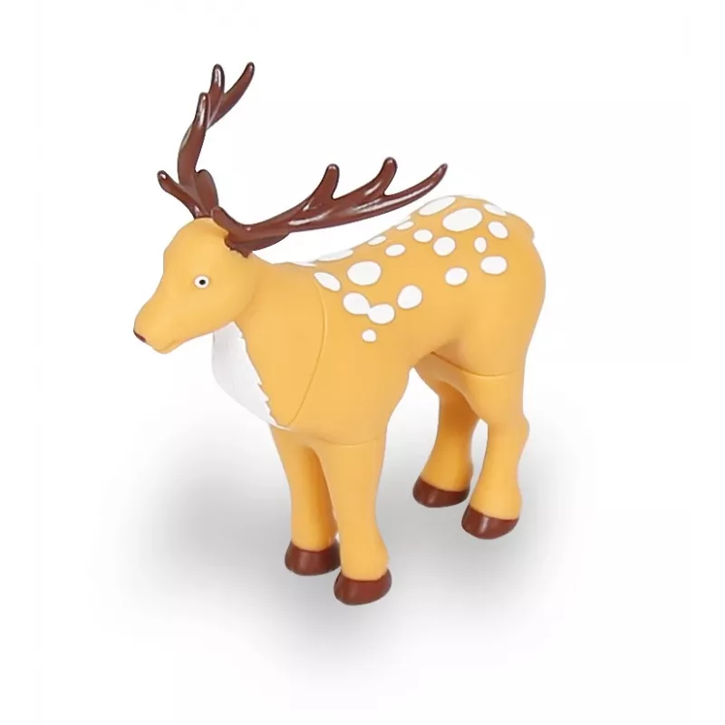 Conjunto magnético de mini animais MALIK 62343 — conjunto de brinquedo magnético de animais da floresta para crianças pequenas