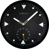 Relógio de parede NeXtime 3049 Serious Black, Ø32 cm, preto