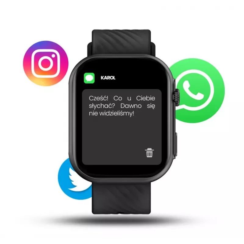 Smartwatch Manta Revo SWU401BK preto