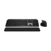 Logitech MX Keys S Combo para Mac, sem fios, conjunto de teclado e rato layout DE, teclas e funções otimizadas para macOS