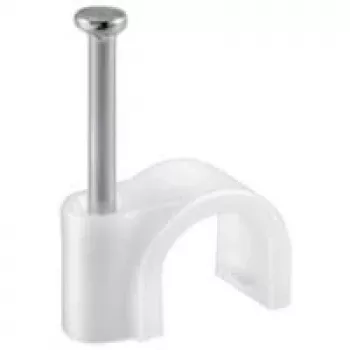 Abraçadeira para cabo, branca - Diâmetro máx. do cabo 14,0 mm