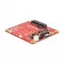 Adaptador mSATA interno DELOCK 62648 com interface host Micro-USB, 6 Gbit/s, 65×56×12 mm