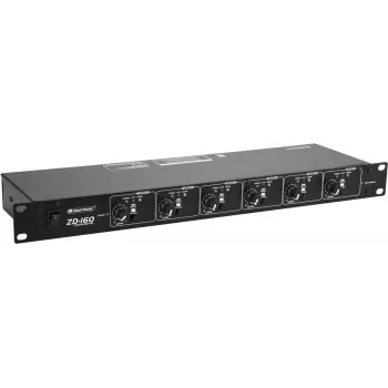 Distribuidor de zonas Omnitronic ZD-160B 16 zonas 100V splitter de áudio