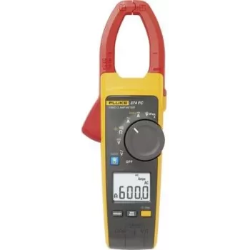 Multímetro manual Fluke 374 FC, pinça amperimétrica digital CAT III 1000 V, CAT IV 600 V visor (contagens): 6000 (4696001)