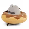 Mascote Pusheen in a Chocolate Donut