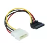 Cabo de alimentação SATA HDD ficha 4 pinos angular DeLOCK 60101