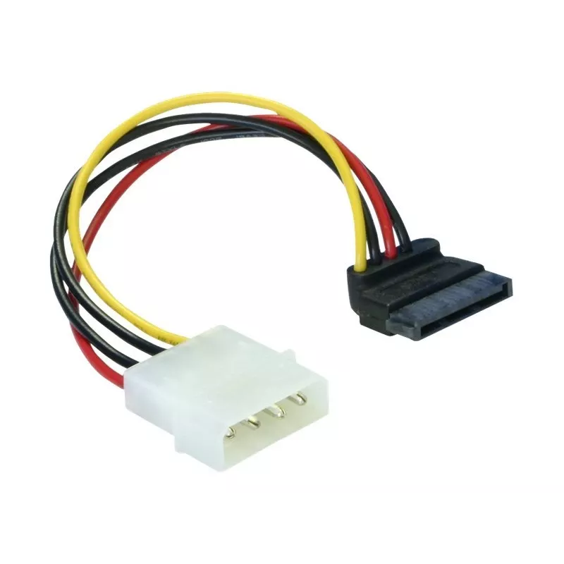 Cabo de alimentação SATA HDD ficha 4 pinos angular DeLOCK 60101