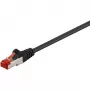 Cabo de rede Goobay 68693 RJ-45 Cat6 1 m preto