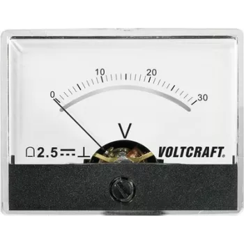 Instrumento de medição embutido Voltcraft AM-60X46/30V/DC AM-60X46/60V/DC 30 V galvanómetro (AM-60X46/30V/DC)