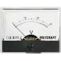 Instrumento de medição embutido Voltcraft AM-60X46/30V/DC AM-60X46/60V/DC 30 V galvanómetro (AM-60X46/30V/DC)