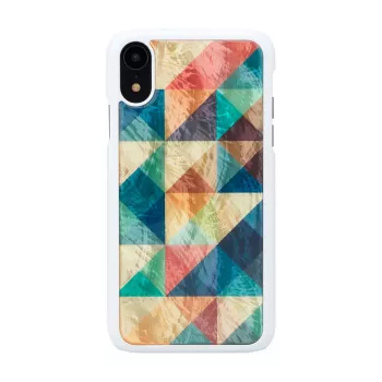Capa para smartphone iKins para iPhone XR — Mosaic preta capa de proteção
