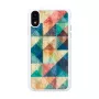 iKins Mosaic capa branca para iPhone XR, K1713H