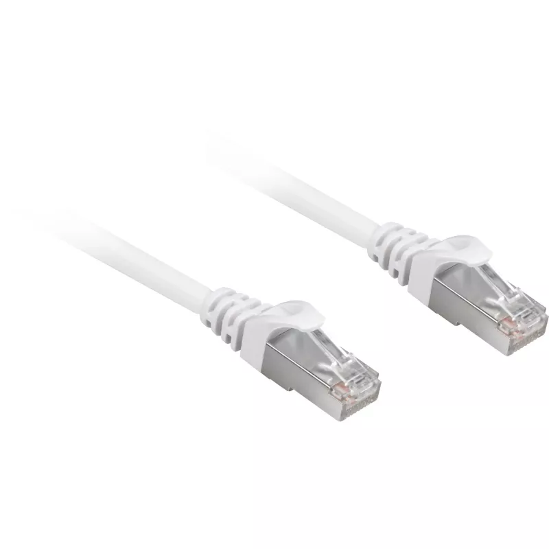 Cabo de rede Sharkoon Cat.6a SFTP RJ-45 Cat6a 15 m Branco