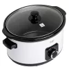Adler AD 6413r Panela de cozedura lenta, 5,8L, Branco