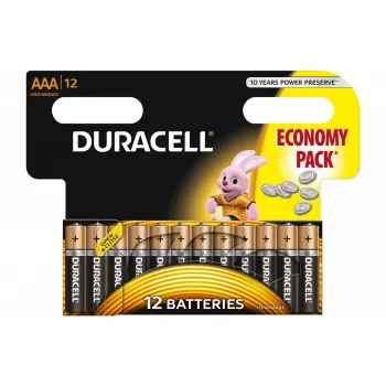 Pilha doméstica Duracell descartável AAA alcalina
