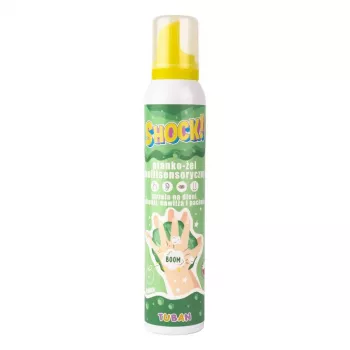 Slime Tuban SHOCK! FOAM-GEL MULTISSENSORIAL MAÇÃ 200 ml verde