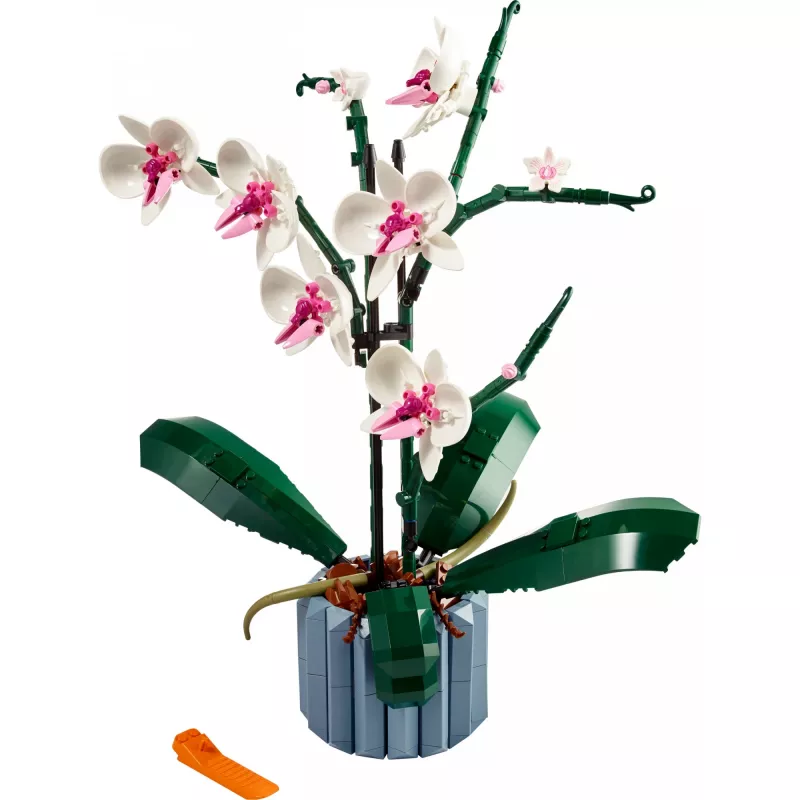 LEGO 10311 Icons Orquídea Planta artificial conjunto de construção com flores acessório de decoração para adultos coleção botânica presente para esposa ou marido