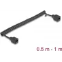 Cabo de rede DeLOCK 90669 RJ-45 Cat5e 1 m preto