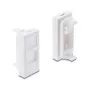 Tampa de módulo H snap-in para módulo Keystone 1 porta DELOCK 22,5×45 mm ABS branco