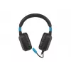 Headset gaming com fios Fury NFU-1584 com microfone de arco, circumaural, 98 dB, 15–25000 Hz, cabo de 2 m, USB e 3,5 mm, azul