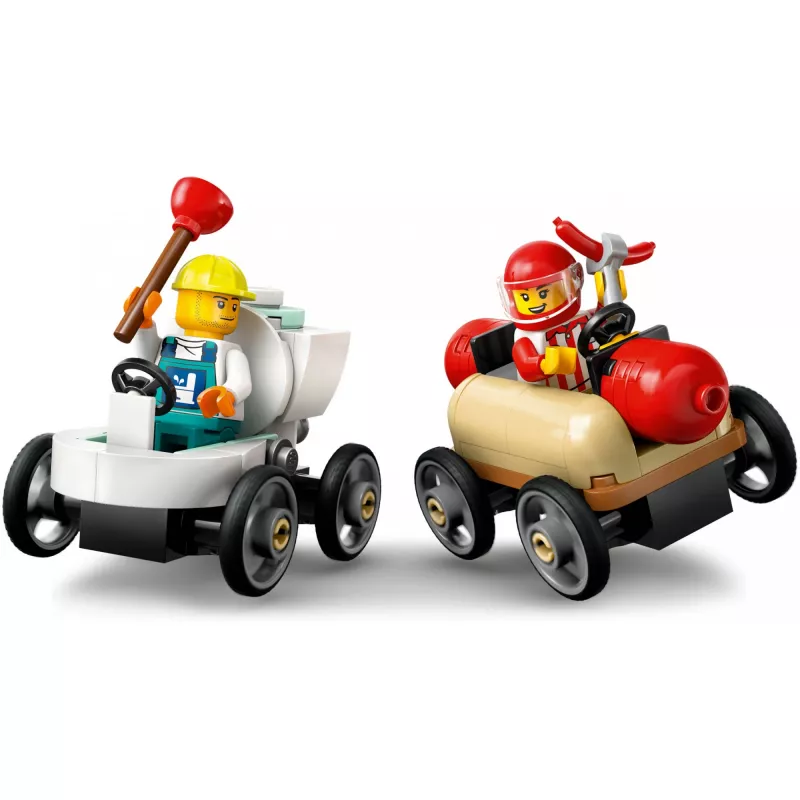 LEGO CITY 60460 No Limits: Camião com Rampa para Carro de Corrida