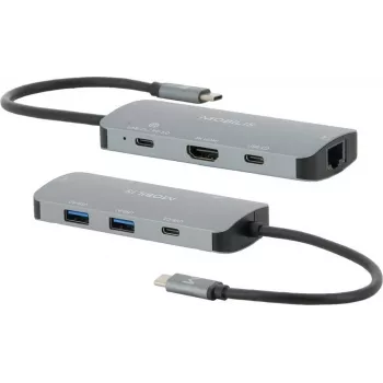 Mobilis estação de acoplamento USB-C - 7 em 1 - 100 W máx. (001382)