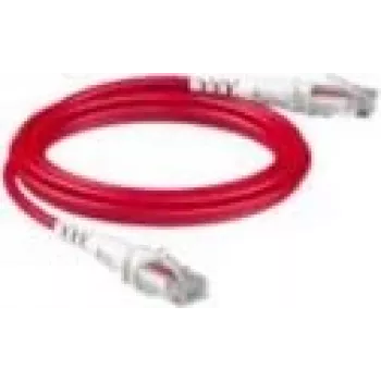 Cabo de patch RJ45 Patchsee ThePATCHCORD Cat. 6A, U/UTP, extra fino, vermelho, 2,4 m (TPC-SR-U/8)