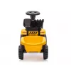 Veículo CAT trator com atrelado amarelo para montar