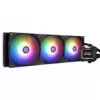 Arrefecedor de CPU Thermalright Frozen Warframe 420 preto ARGB — ventoinha ARGB de 140mm, radiador de 420mm