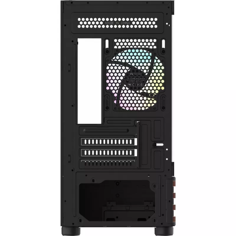 Micro Tower PC Thermaltake View 170 WS ARGB — micro caixa, preto, suporta fonte de alimentação PS2, 2x ventoinhas laterais de 120 mm + 1x ventoinha traseira de 120 mm, HDD de 2,5/3,5 polegadas