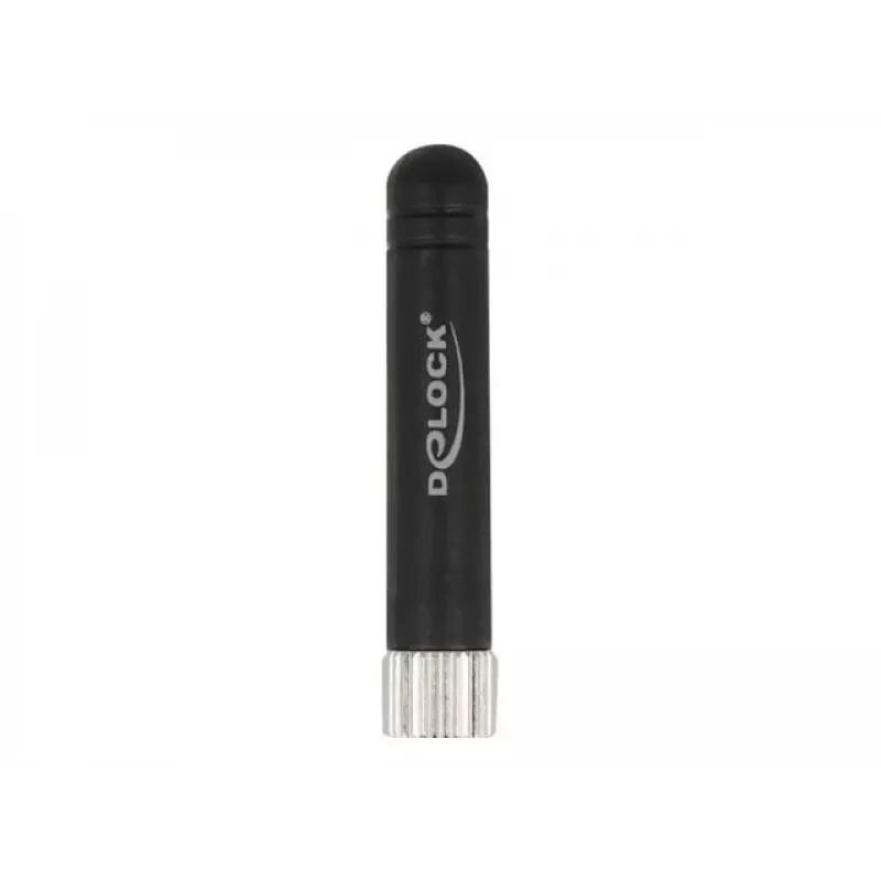 Antena WLAN 802.11 b/g/n DeLOCK conector macho RP-SMA 1,7 - 3,7 dBi preto