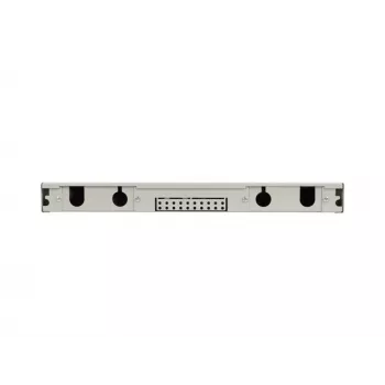 Patch panel Lanberg FOP1-12SS-LDS cinzento ABS aço 19 polegadas