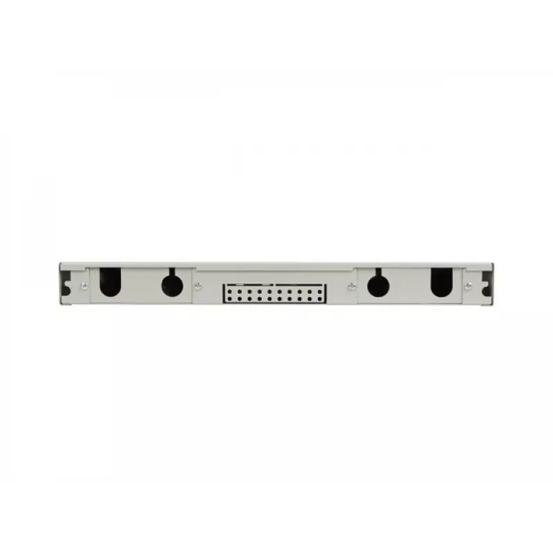 Patch panel Lanberg FOP1-12SS-LDS cinzento ABS aço 19 polegadas