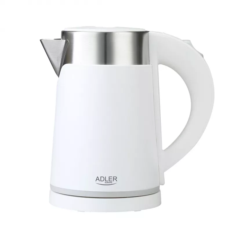 Chaleira elétrica Adler AD 1372w – 0,6 L, 800 W, corpo em aço inoxidável, controlo tátil