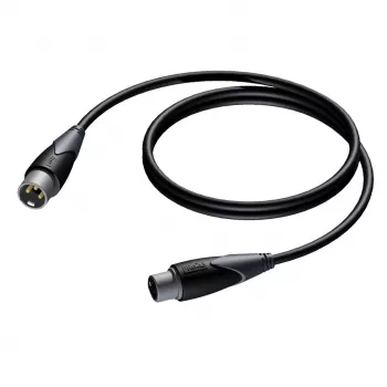 Cabo Procab ficha XLR para conector fêmea XLR 1,5 m — cabo de microfone/áudio simétrico