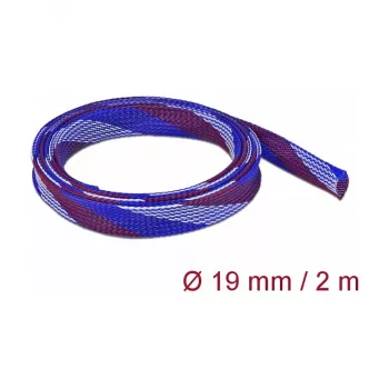 Revestimento de cabo DeLOCK 20746 azul vermelho branco