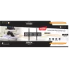 Libox Berlin LB-120 suporte de parede para TV de 37–70 polegadas (até 85 polegadas / 2,16 m), máx. 50 kg, preto