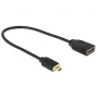 Cabo HDMI DeLOCK 0,2 m HDMI-A/HDMI Micro-D
