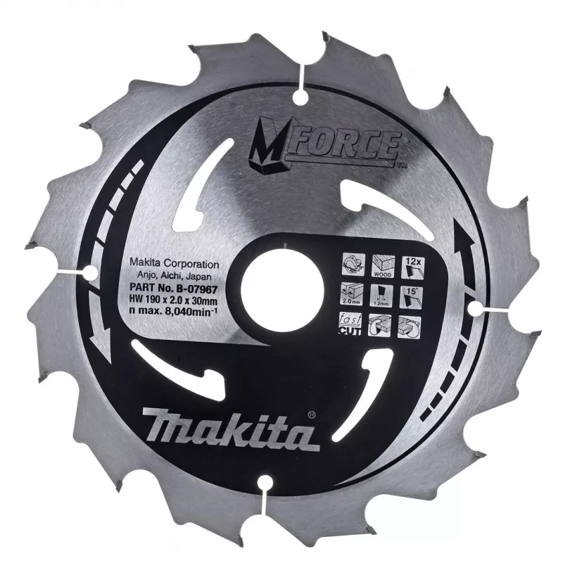 Makita HS7611 Serra circular manual 19 cm 5500 rpm 1600 W